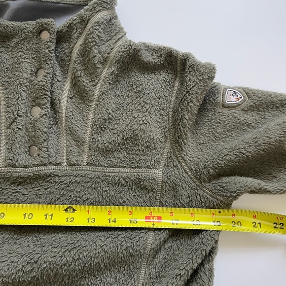 Kuhl Avalon Snap Pullover Fleece Size Small Green - Picture 6 of 7